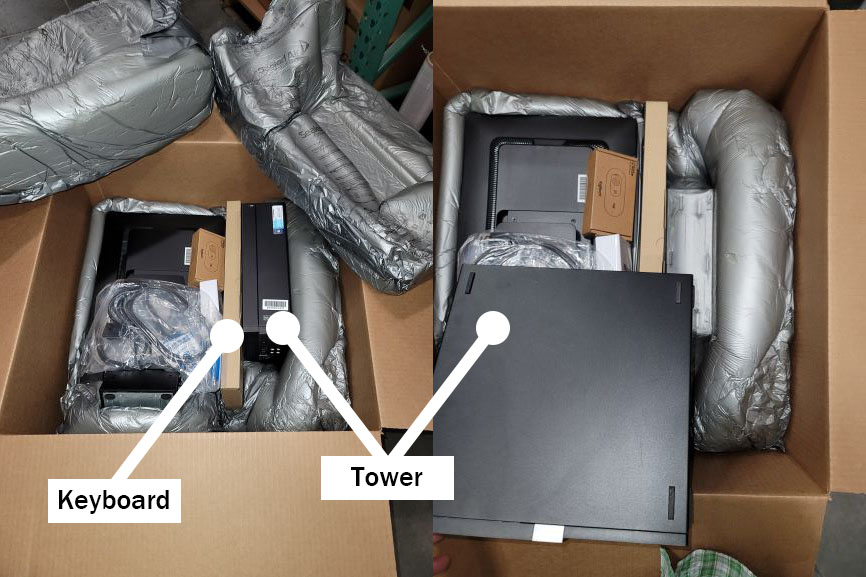 Securely place the tower